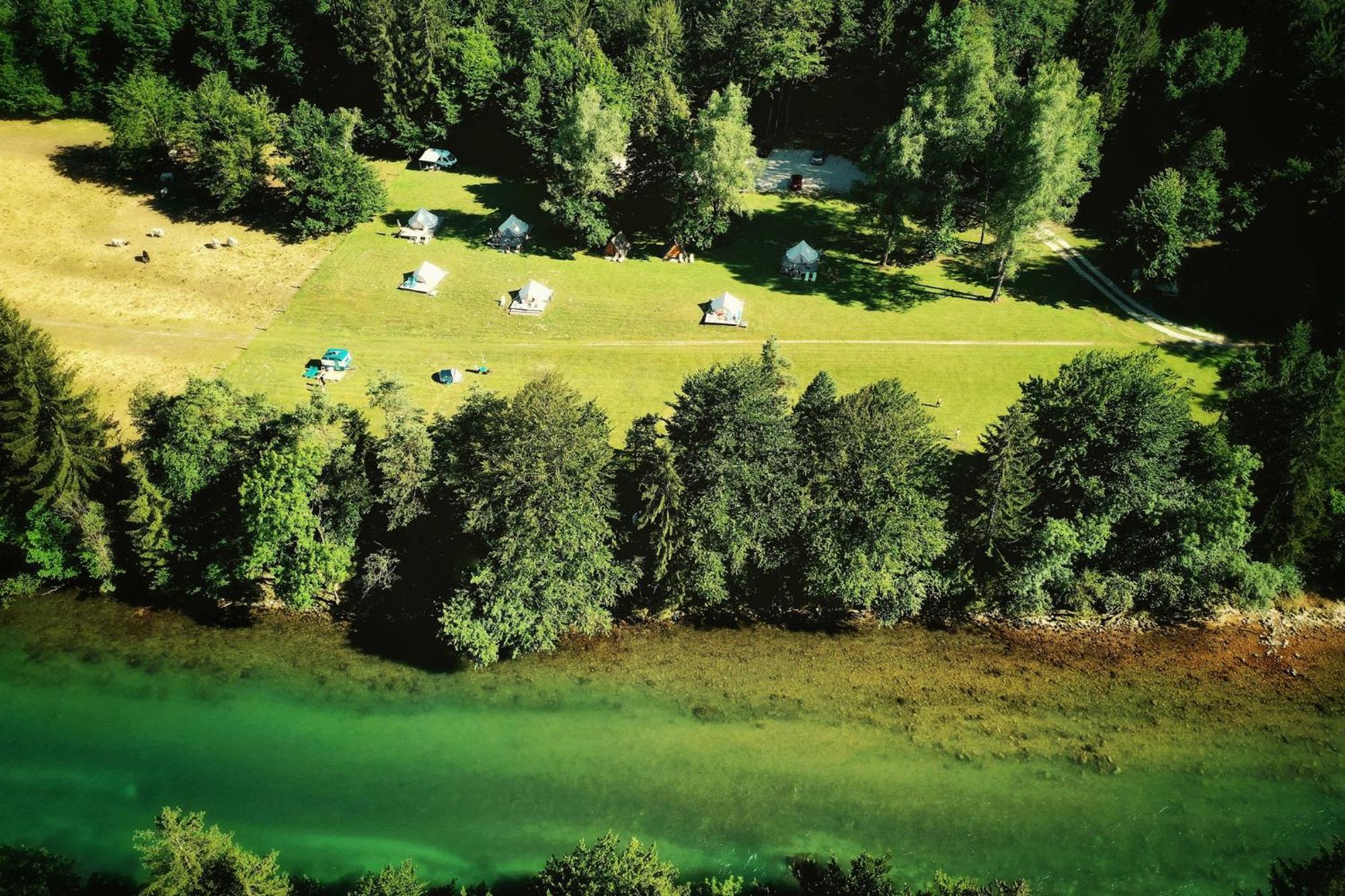 Eco River Camp - Pitches Radovljica Esterno foto